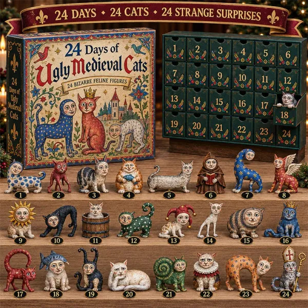 🐈🏰 24-Day Ugly Medieval Cat Challenge
