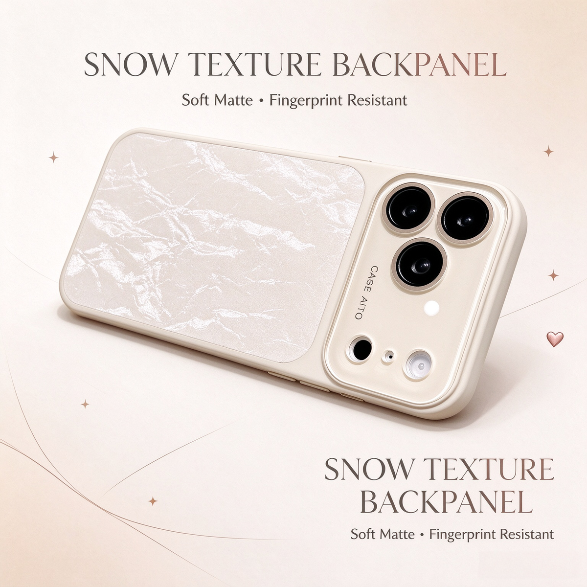 ⏳🔥🔥Limited Time Sale｜Soft Snow Texture Cloth Magnetic Phone Case for iPhone 16 & 17