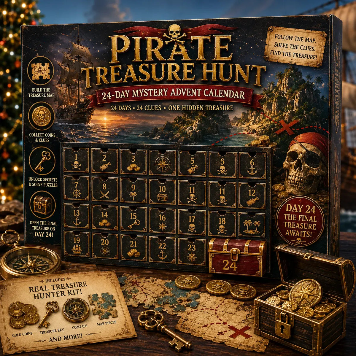⏳ Last Day 50% OFF – 🎁✨24-Day Mystery Adventure Advent Calendar Collection