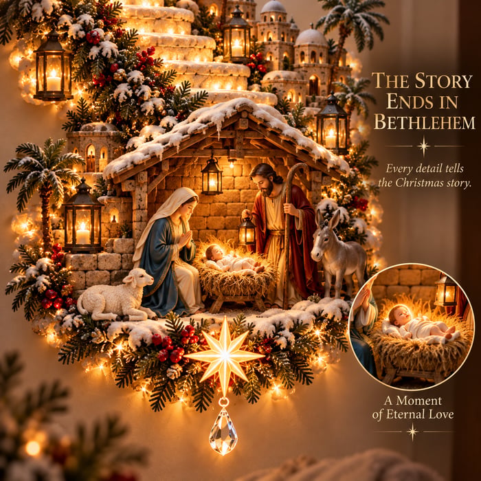🔥Last 3 Days 49% OFF🎄✝️Jesus Heaven Light Christmas Wall Decor Holiday Keepsake