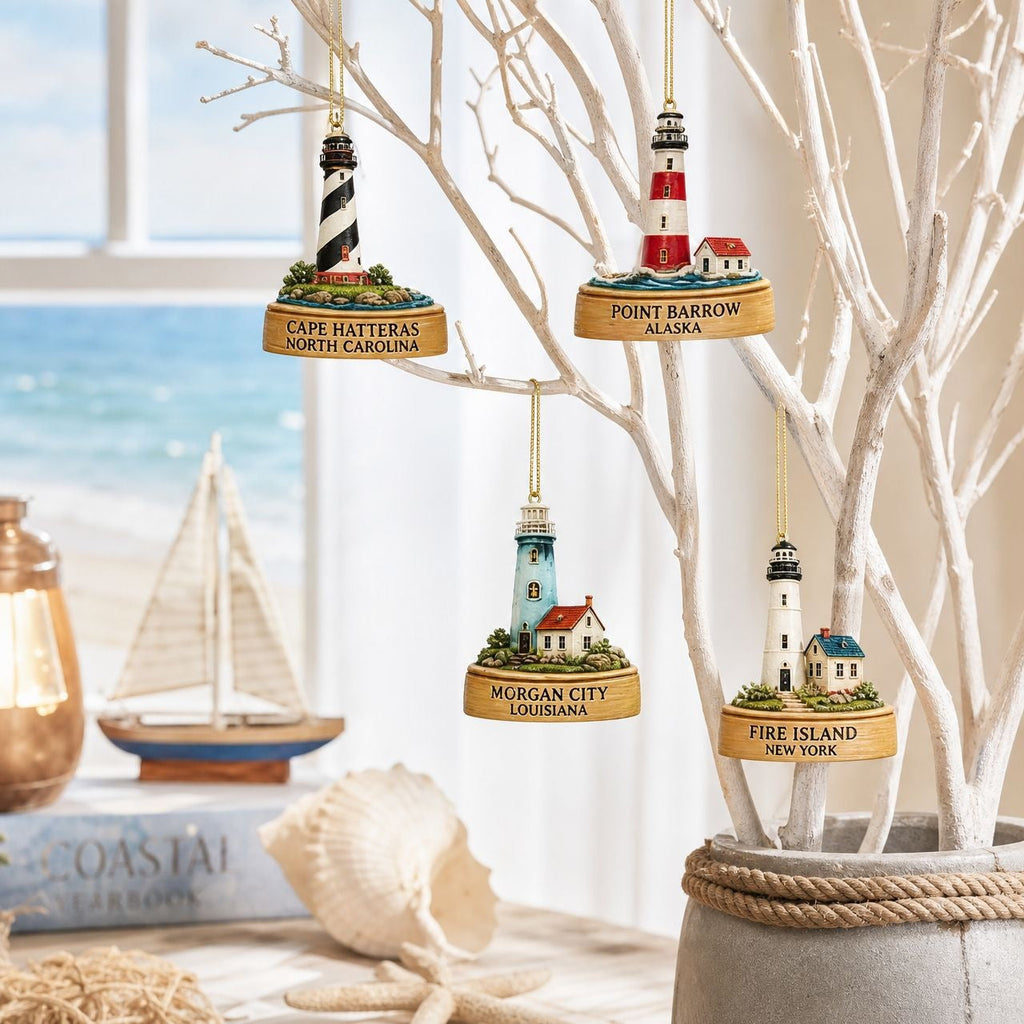 🔥Limited-Time Sale 🗼 24-Day Coastal Lighthouse Christmas Countdown