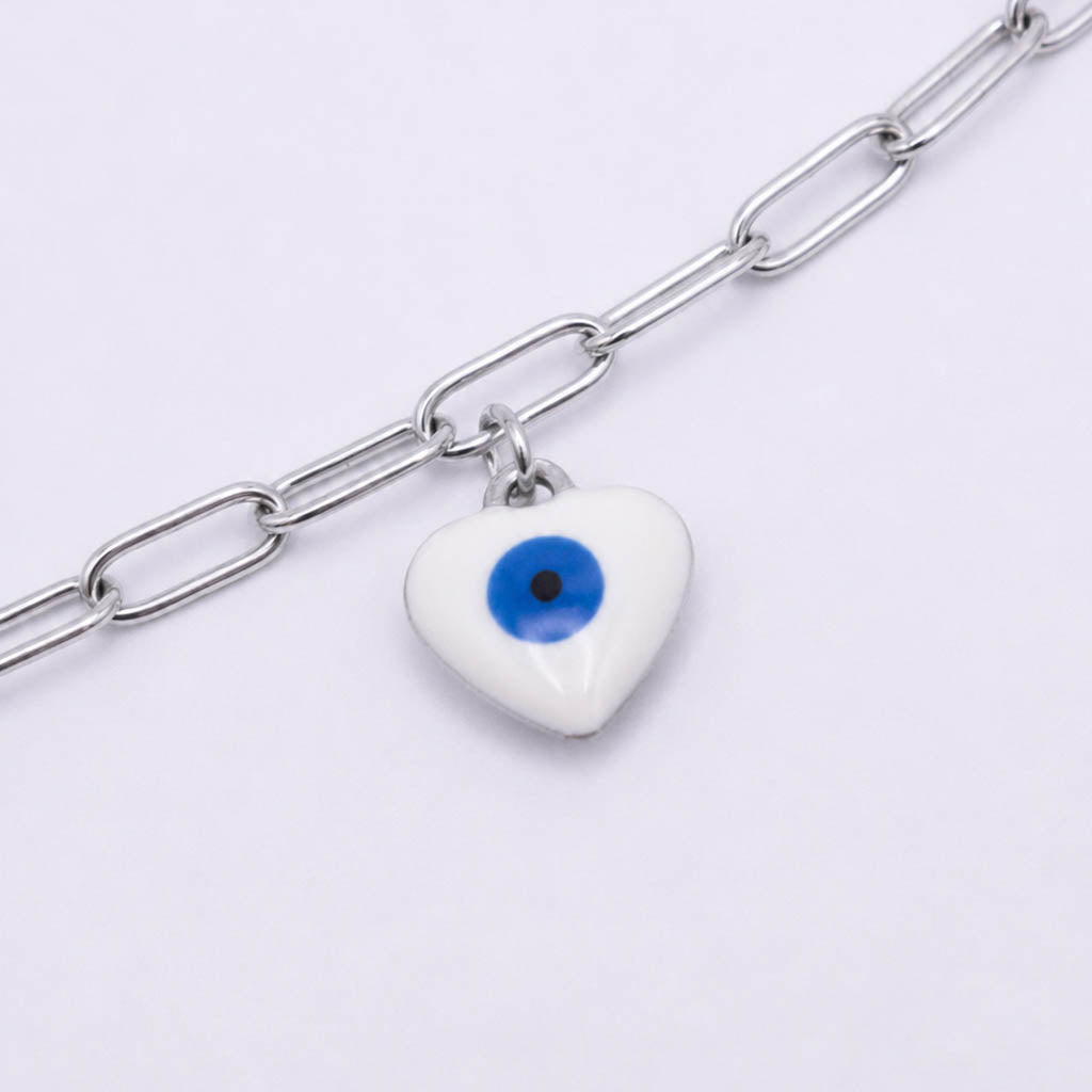 Guardian Heart Silver Anklet💧✅