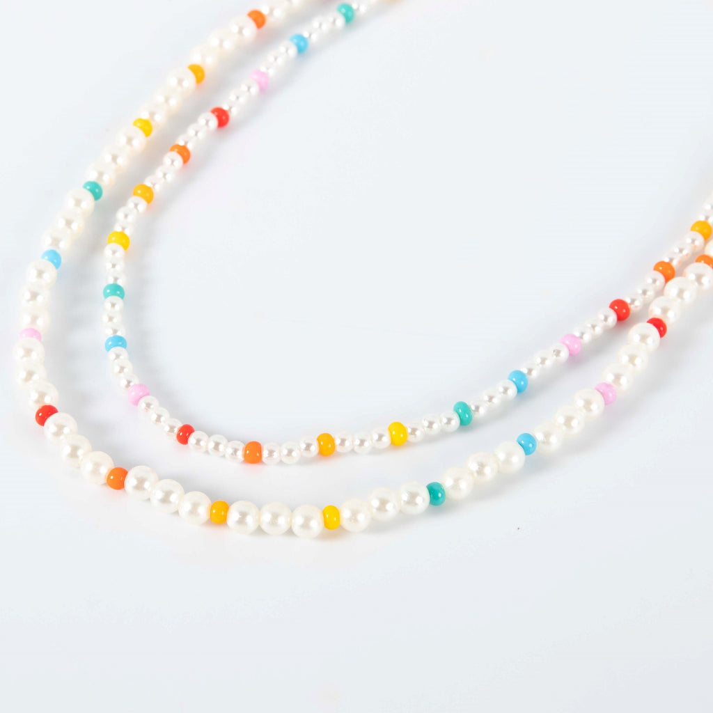 Colors and Pearls Necklace