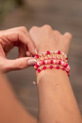 Pink Murano Bliss Bracelet Set (4 pcs)