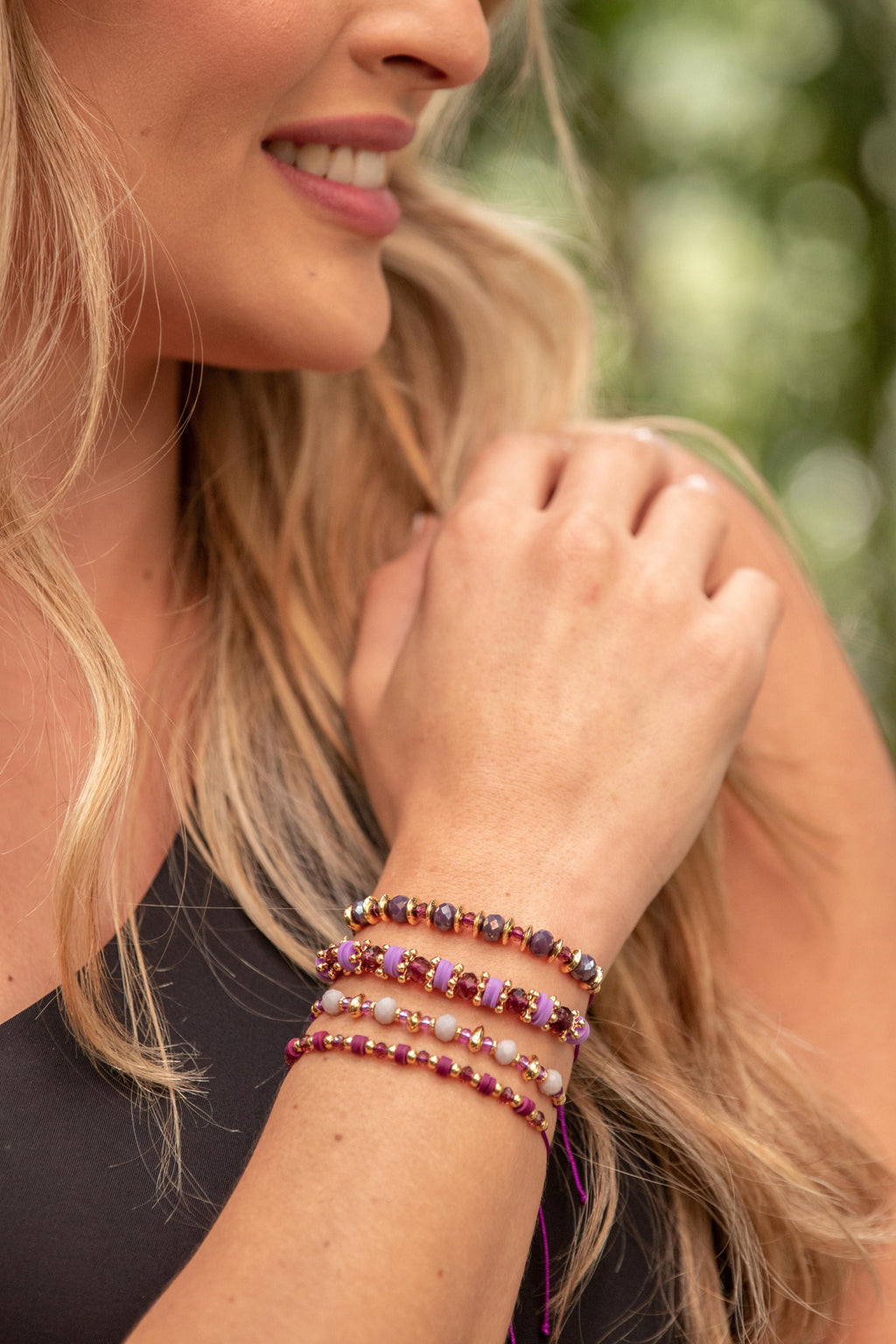Murano Glow Bracelet Set (4 pcs)