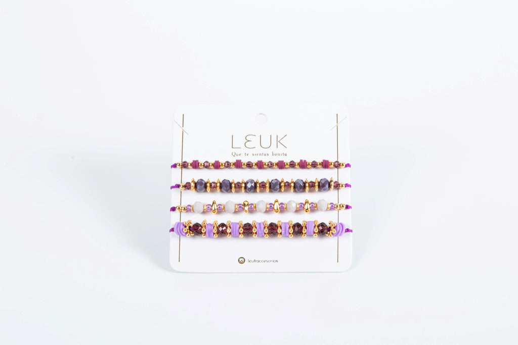 Murano Glow Bracelet Set (4 pcs)