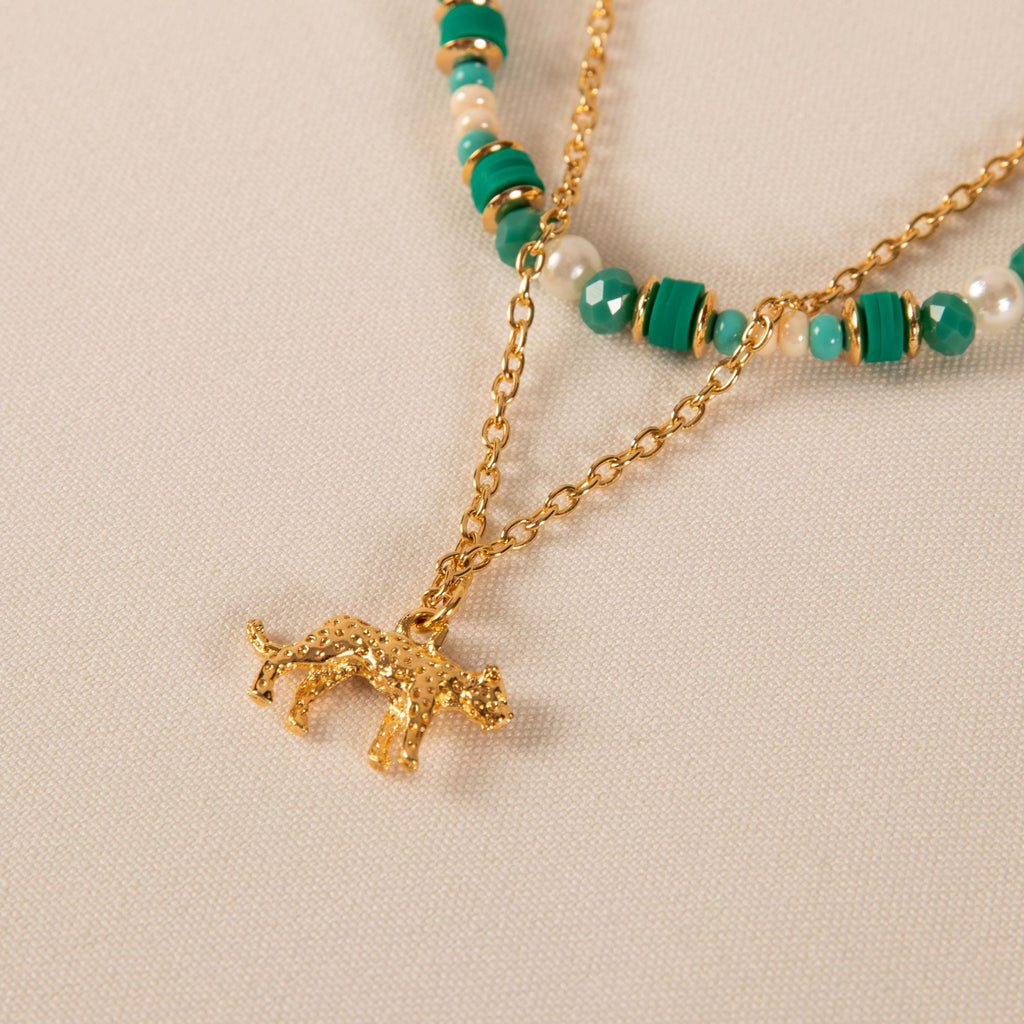 Leopard Charm Necklace