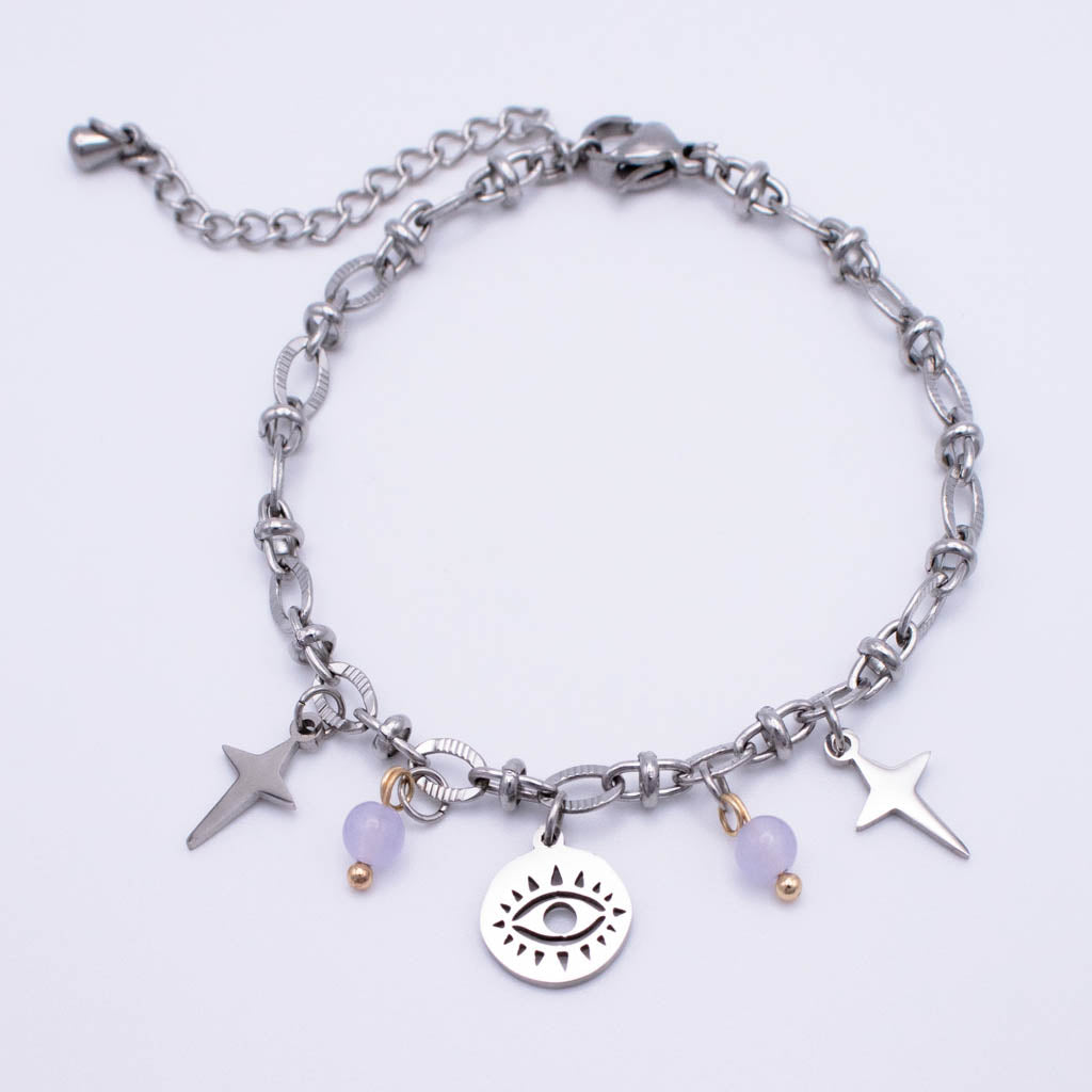 Radiant Eye Silver Bracelet💧✅