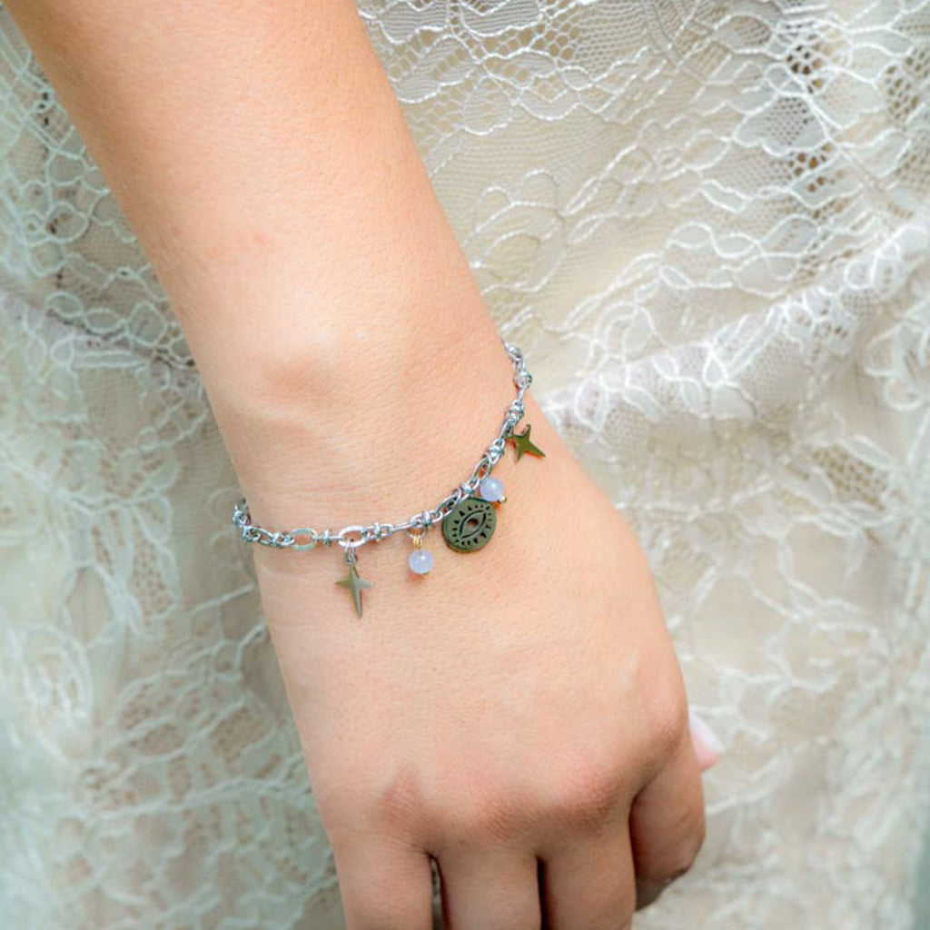 Radiant Eye Silver Bracelet💧✅
