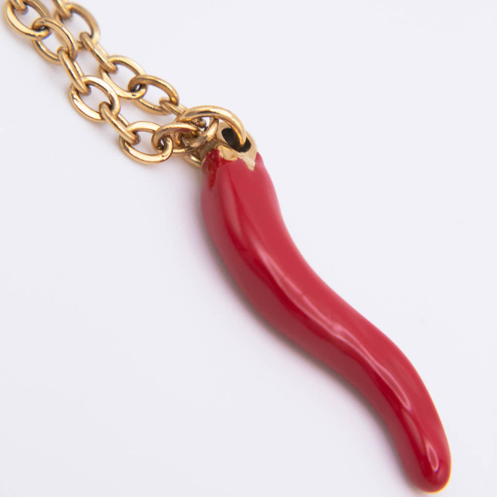 Rosso Corno Necklace 💧✅