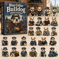 🐶24 Days Bulldog Acrylic Ornament Advent Calendar