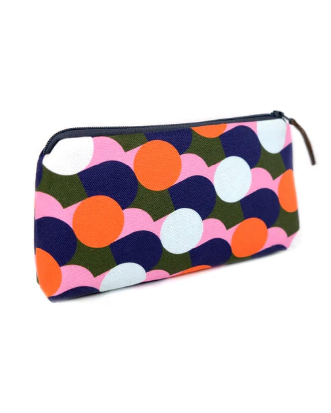 Zipped Pouch For Cosmetics / Pencils
