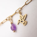 Amethyst Glow Anklet💧✅