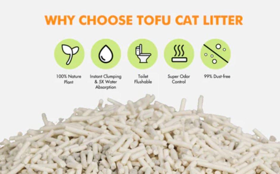Gen3 6L Dust-Free and Natural Clumping Tofu Cat Litter - Peach