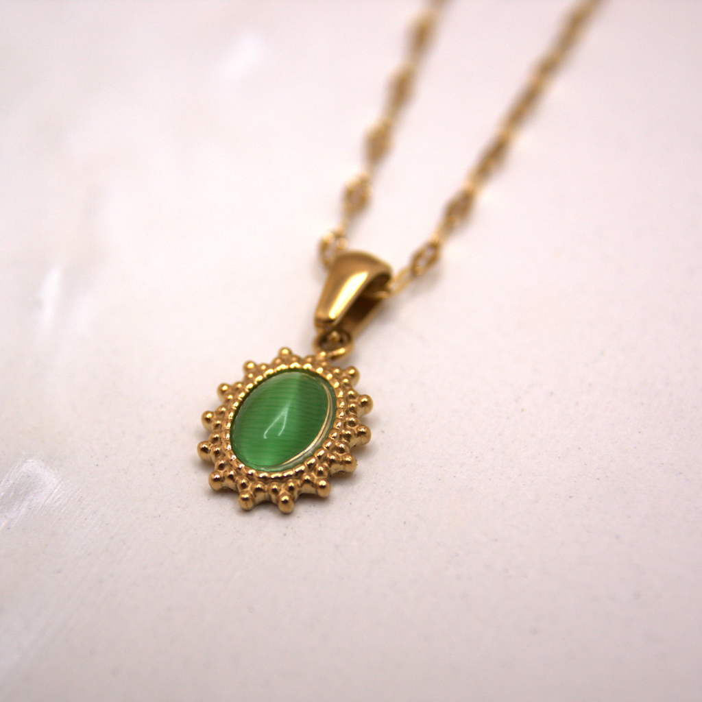 Green Oracle Necklace 💧✅