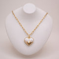 Milky Heart Necklace