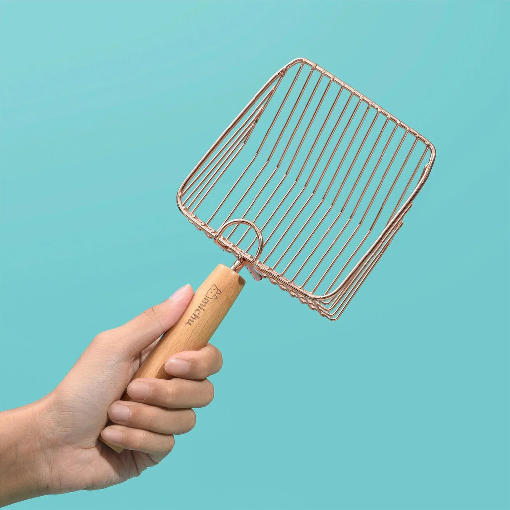 Stainless Steel Tofu Cat Litter Scoop