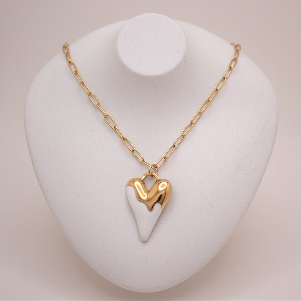 Vanilla Heart Necklace💧✅