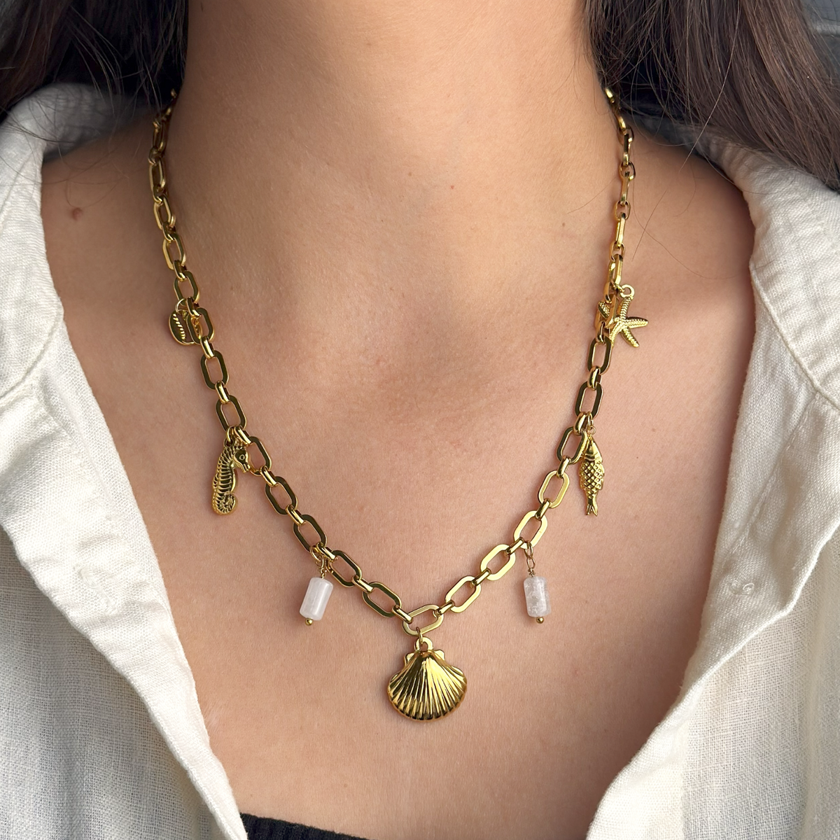 Golden Tide Necklace💧✅